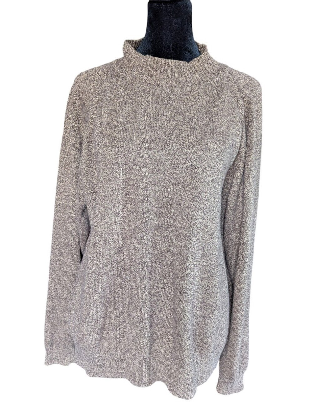 Tabi International Size L Brown Cotton Sweater Women's